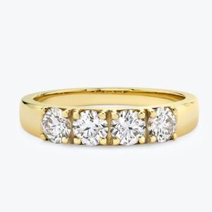 Tetrad Diamond Ring Ring in 14K Yellow Gold - Size 7